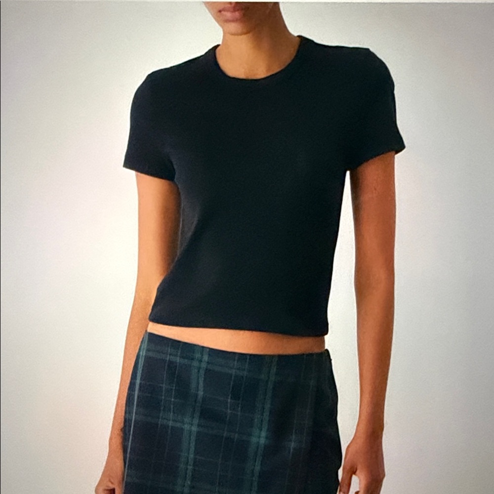 Sunday Best BestHug Little Ribbed Tshirt Black